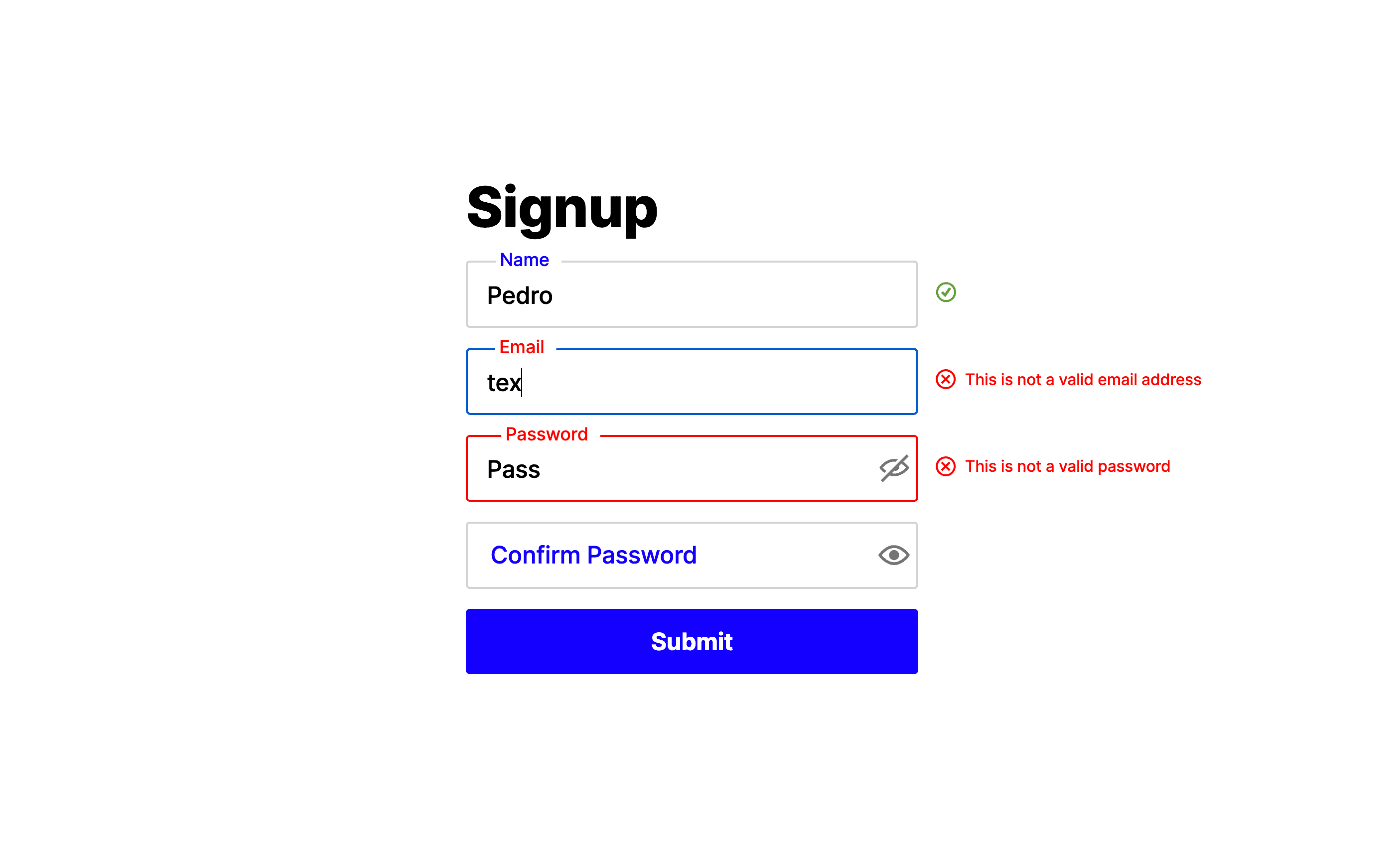 Form Validations